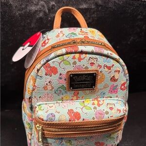 Loungefly Pokémon Kids Mini Backpack - Pastel Multicolor